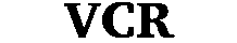 vcr logo