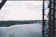Photo taken from the Forth railway bridge near Edinburgh.
