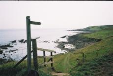 Signpost in Crail to Anstruther: 3 miles (actually 4 3/4 miles if you include the towns aswell.)
