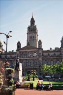 One of the buildings on the main square in Glasgow.
