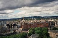 Taken from Edinburgh castle, left of Princess street (?).
