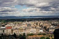 A look at Princess Street, from Edinburgh castle.
